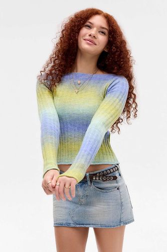 Haut côtelé UO Spacedye par en taille: XS - Urban Outfitters - Modalova