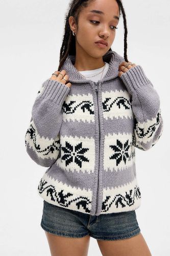 Cardigan Bomber à motif Fairisle en taille: Small - BDG - Modalova