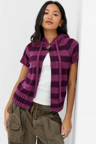 Sweat à capuche en tricot à manches courtes taille: XS - BDG - Modalova