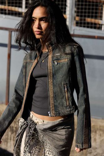 Veste moto en denim Dora en taille: 2XS - BDG - Modalova