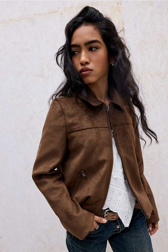 Veste zippée en suédine en taille: XS - BDG - Modalova