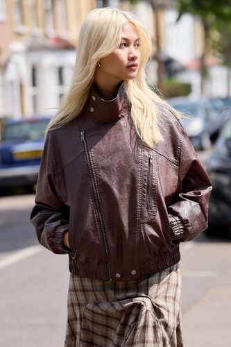 Blouson aviateur en simili cuir Fred en taille: 2XS - BDG - Modalova