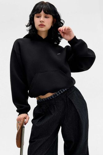 Iets frans. Sweat à capuche noir en scuba en taille: Small - iets frans... - Modalova