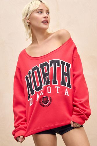 Sweat à col slash UO North Dakota par en taille: Small/Medium - Urban Outfitters - Modalova