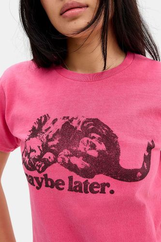 T-shirt ample UO Maybe Later par en taille: Medium/Large - Urban Outfitters - Modalova
