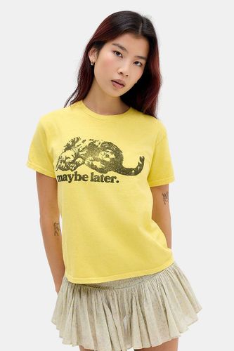 T-shirt ample UO Maybe Later par en taille: Medium/Large - Urban Outfitters - Modalova