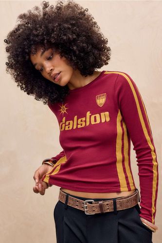 T-shirt à manches longues de football UO Dalston par en taille: XS - Urban Outfitters - Modalova