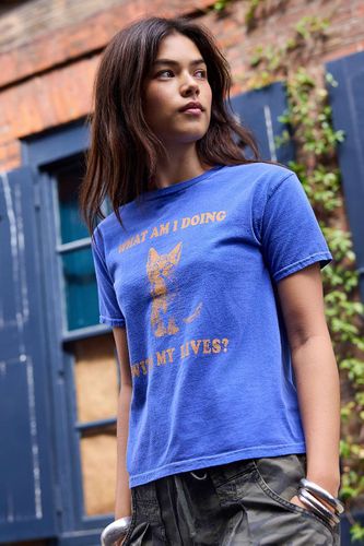 T-shirt graphique décontracté UO Vies de Chats par en taille: Medium/Large - Urban Outfitters - Modalova