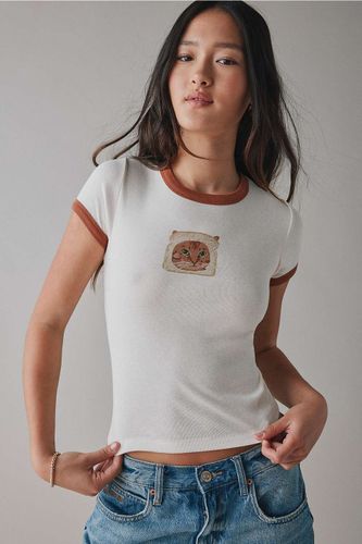 T-shirt à manches courtes UO Too Perfect Toast par en taille: XS - Urban Outfitters - Modalova