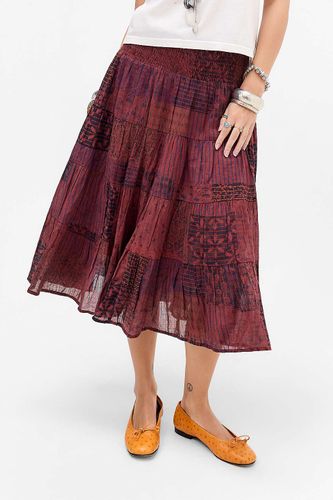 Jupe midi Bea Kantha surteinte en taille: XS - Kimchi Blue - Modalova