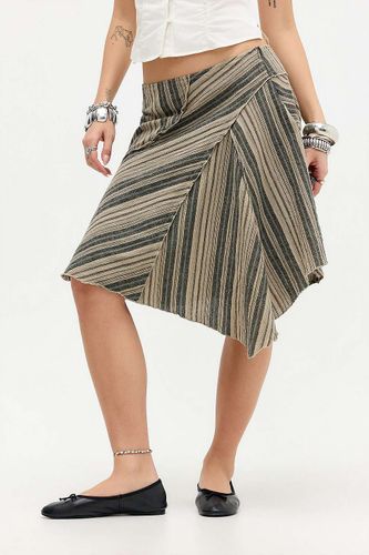 Jupe asymétrique à rayures UO Suri par en taille: Small - Urban Outfitters - Modalova