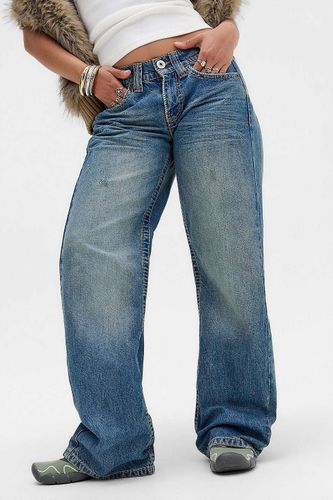 Jean Kayla Lowrider à coutures apparentes taille: 24 l 32L - BDG - Modalova