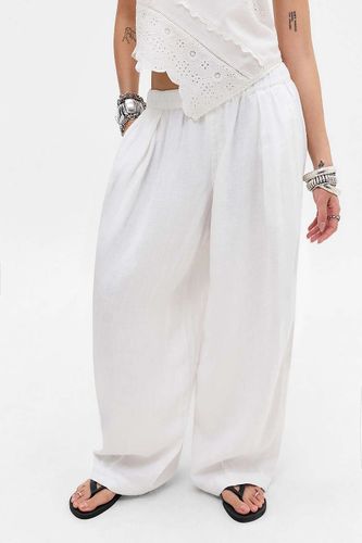 Pantalon cocon ample en lin Bobbi en taille: Small - BDG - Modalova