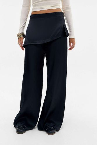 Pantalon jupe en satin UO La Lune par en taille: Small - Urban Outfitters - Modalova