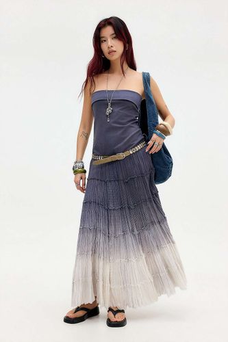 Robe longue bandeau ombré UO par en taille: XS - Urban Outfitters - Modalova