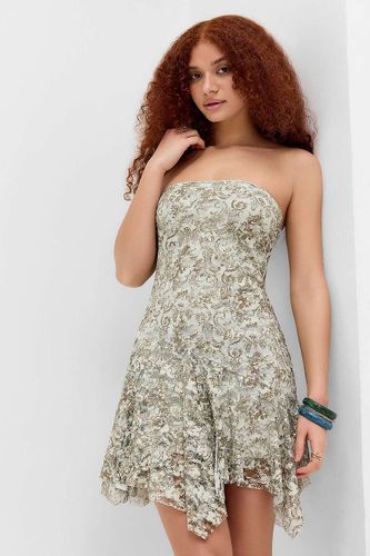 Edith Bandeau Lace Mini Dress en taille: TTP - Silence + Noise - Modalova