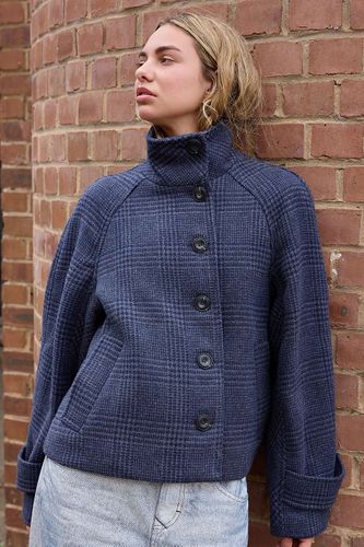 Veste à col cheminée à carreaux Fiona en taille: 2XS - BDG - Modalova