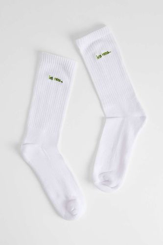 Iets frans. Chaussettes brodées blanches en taille: TAILLE UNIQUE - iets frans... - Modalova