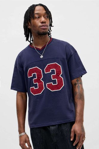 T-shirt graphique à panneaux marine en taille: 2XS - BDG - Modalova