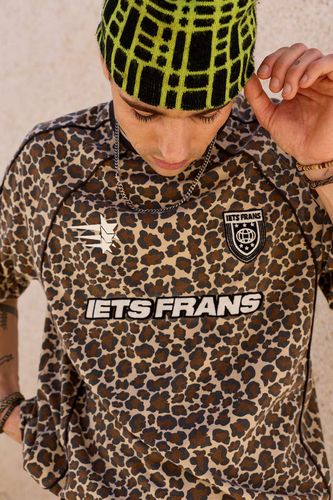 T-shirt à manches courtes à panneaux imprimé léopard iets frans. taille: Medium - iets frans... - Modalova