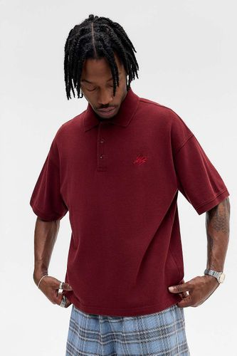 Polo piqué bordeaux iets frans. en taille: Medium - iets frans... - Modalova