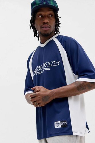 T-shirt à panneaux bleu marine iets frans. en taille: Large - iets frans... - Modalova