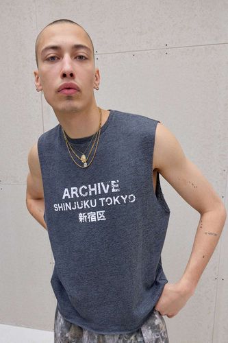Gilet en lin écru Archive en taille: Medium - Archivis - Modalova