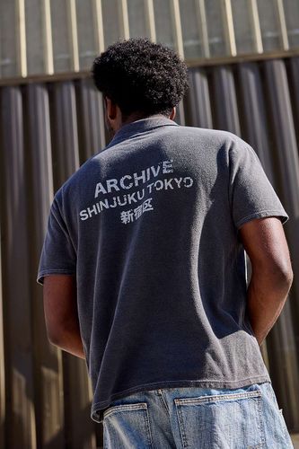 Haut polo archive noir délavé en taille: Medium - Archivis - Modalova