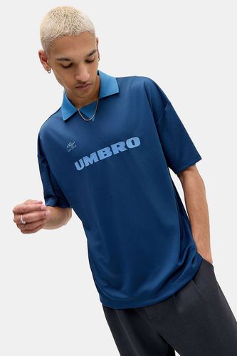Maillot de football bleu à col exclusivité UO en taille: Medium - Umbro - Modalova