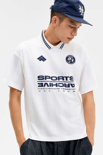 Polo de football à rayures iets frans. en taille: XS - iets frans... - Modalova