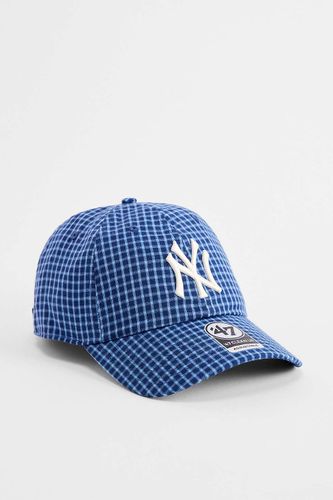 Brand UO Exclusive Blue Check NY Yankees Baseball Cap par '47 Brand en taille: TAILLE UNIQUE - ’47 Brand - Modalova