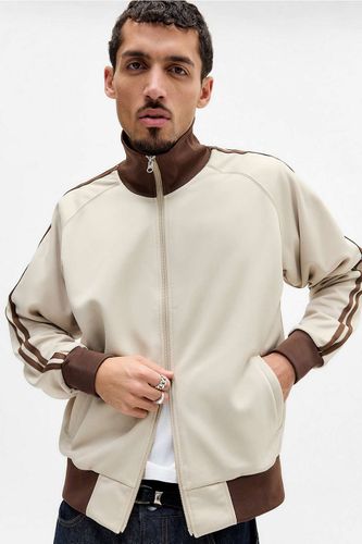 Veste de survêtement écru et marron en taille: Medium - United Athle - Modalova