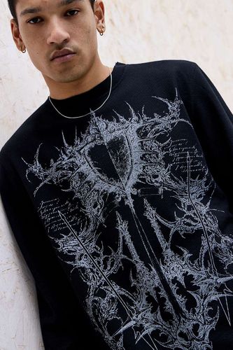 T-shirt gaufré imprimé Kasper UO Exclusive en taille: Small - Jaded London - Modalova