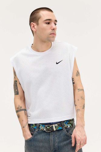 Débardeur court en maille blanc Nike par en taille: Medium - Nike Swim - Modalova