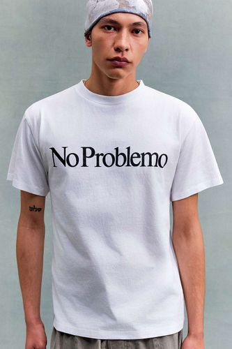 T-shirt blanc à manches courtes en taille: Small - No Problemo - Modalova