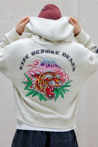 Sweat à capuche UO Exclusive Stone Tiger Rose en taille: Small - Ed Hardy - Modalova