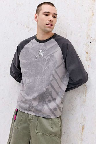 T-shirt graphique raglan gothique noir exclusif UO en taille: Small - Ed Hardy - Modalova