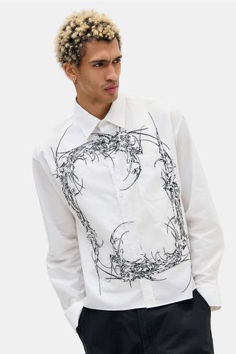 Chemise brodée opaque en taille: Large - Jaded London - Modalova