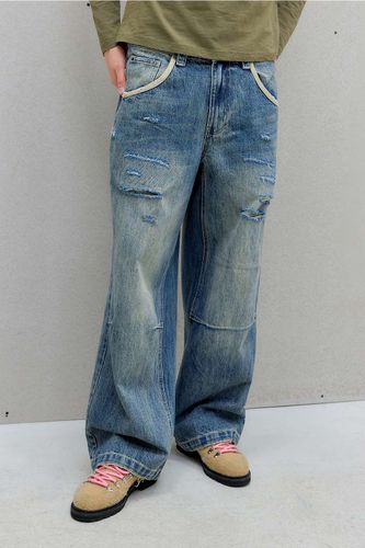 Jean Colossus déchiré taille basse en taille: 28 - Jaded London - Modalova