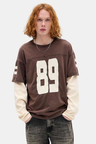 T-shirt à double couche motard taille: Small - BDG - Modalova