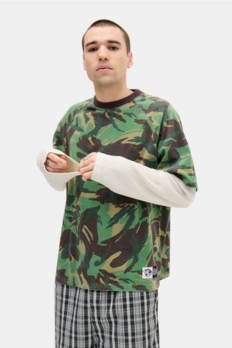 T-shirt à double couche camouflage iets frans. taille: Medium - iets frans... - Modalova