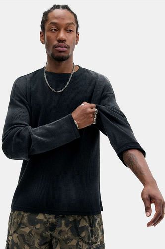 T-shirt gaufré à manches longues en taille: Medium - BDG - Modalova