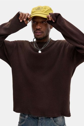 T-shirt gaufré à manches longues en taille: XS - BDG - Modalova