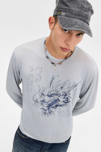 T-shirt graphique à manches longues Dragon en taille: Medium - Archivis - Modalova