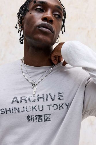 T-shirt double couche Grey Archive Tokyo en taille: Medium - Archivis - Modalova