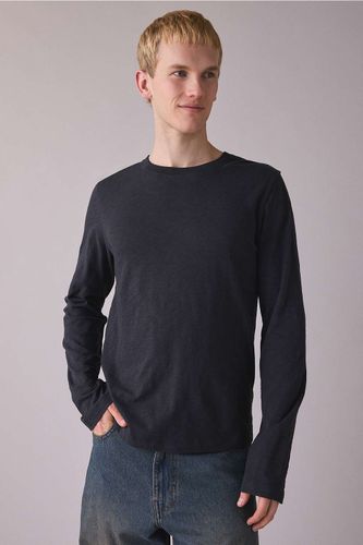 T-shirt à manches longues en slub Leo en taille: Medium - Standard Cloth - Modalova