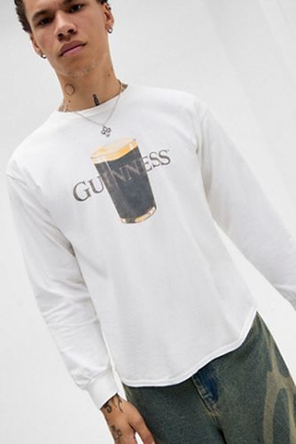 T-shirt Guinness à manches longues blanc en taille: Small - Basic Pleasure Mode - Modalova