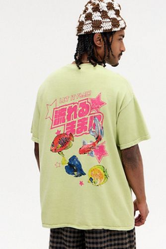 T-Shirt UO Poisson Vert par en taille: XS - Urban Outfitters - Modalova