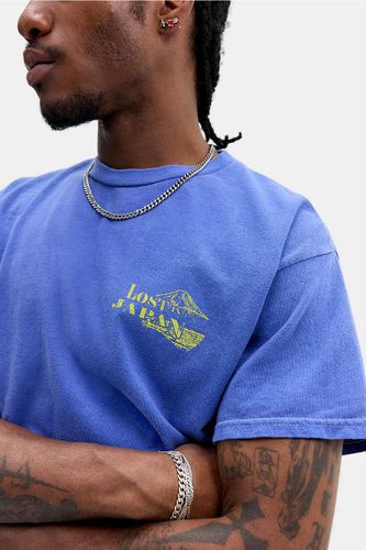 T-shirt UO violet Lost In Japan par en taille: Medium - Urban Outfitters - Modalova