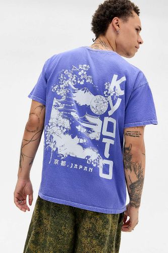 T-shirt UO Kyoto Violet par en taille: TTP - Urban Outfitters - Modalova